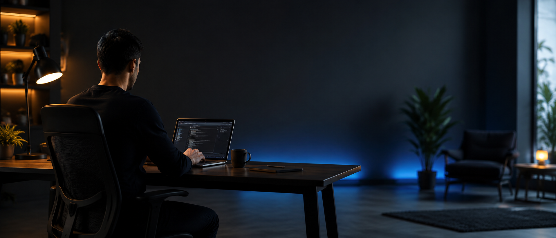 Entrepreneur managing his US LLC remotely